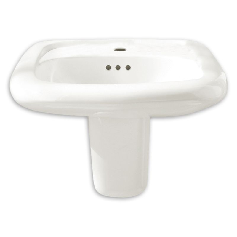 Murro 17.75' Vitreous China Wall Mount Bathroom Sink in White