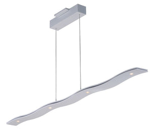 Roller 51.25' Single Light Linear Pendant in Matte White