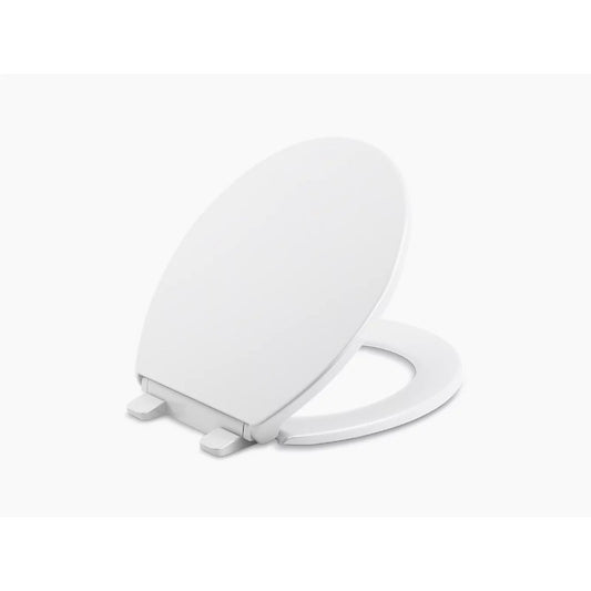 Brevia Round Slow-Close Toilet Seat in White