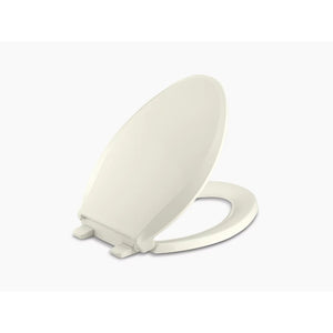 Cachet Elongated Slow-Close Toilet Seat in Biscuit