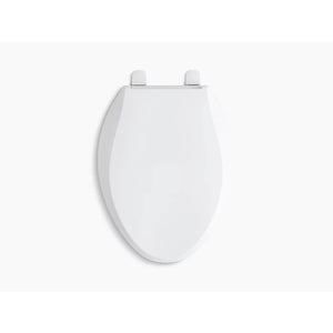 Cachet Elongated Slow-Close Toilet Seat in Ice Grey