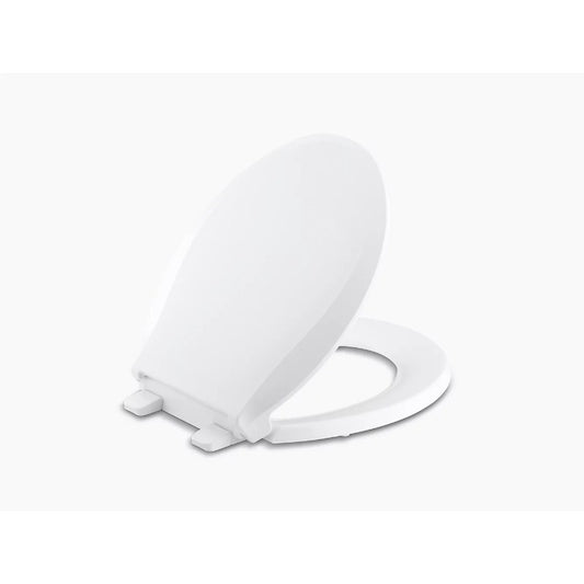 Cachet Round Slow-Close Toilet Seat in White