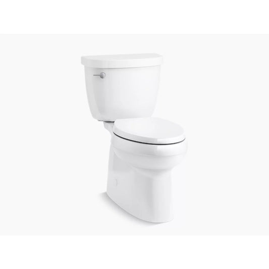 Cimarron Elongated 1.28 gpf Skirted Two-Piece Toilet in White