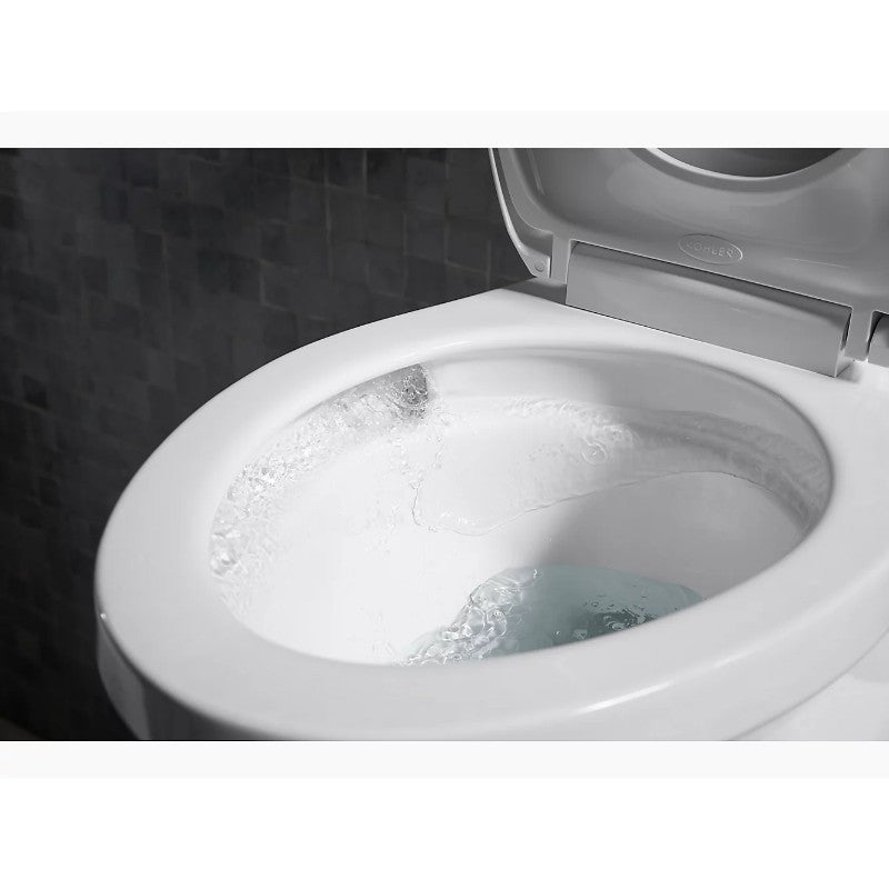 Corbelle Elongated 1.28 gpf Two-Piece Toilet with ContinuousClean Technology in White