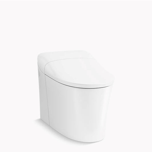 Eir Elongated 0.8 gpf & 1.0 gpf Dual-Flush Bidet Bowl Toilet in White