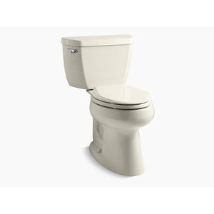 Highline Classic Elongated 1.28 gpf Two-Piece Toilet in Almond