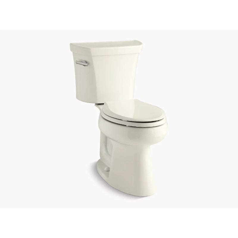 Highline Elongated 1.6 gpf Two-Piece Toilet in Biscuit