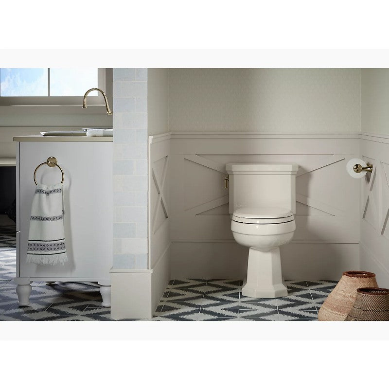 Kathryn Elongated 1.28 gpf One-Piece Toilet in Biscuit