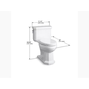 Kathryn Elongated 1.28 gpf One-Piece Toilet in Biscuit