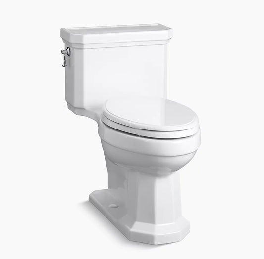 Kathryn Elongated 1.28 gpf One-Piece Toilet in White