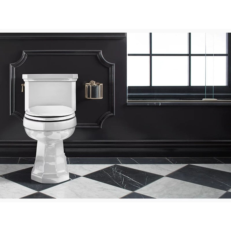 Kathryn Elongated 1.28 gpf One-Piece Toilet in White