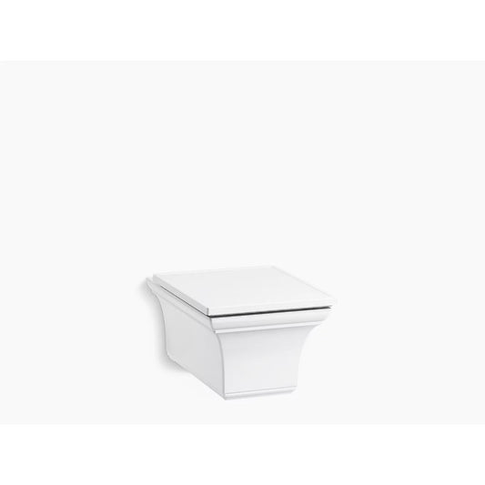 Memoirs Elongated 0.8 gpf & 1.6 gpf Dual-Flush Wall-Hung Toilet in White