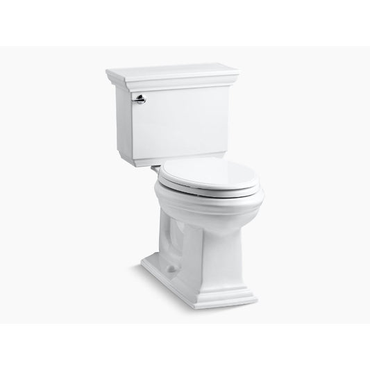 Memoirs Stately Elongated 1.28 gpf Two-Piece Toilet in White