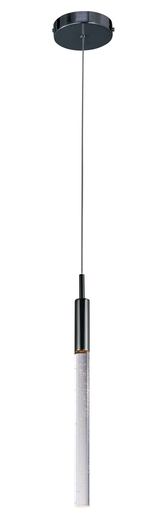 Scepter 4.75" Single Light Mini-Pendant in Black Chrome
