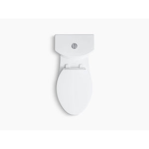 Persuade Curv Elongated 1.0 gpf & 1.6 gpf Dual-Flush Two-Piece Toilet in White