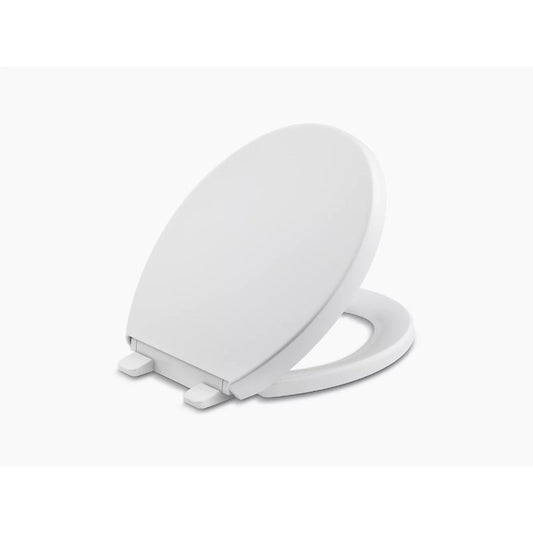 Reveal Round Slow-Close Toilet Seat in White