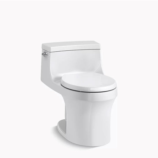 San Souci Round 1.28 gpf One-Piece Toilet in White