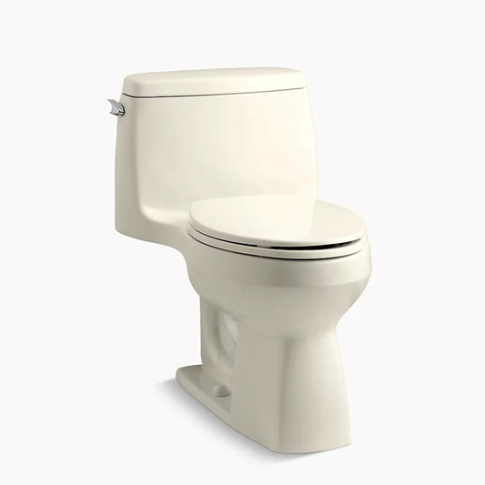 Santa Rosa Elongated 1.28 gpf One-Piece Toilet in Almond