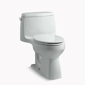 Santa Rosa Elongated 1.28 gpf One-Piece Toilet in Ice Grey