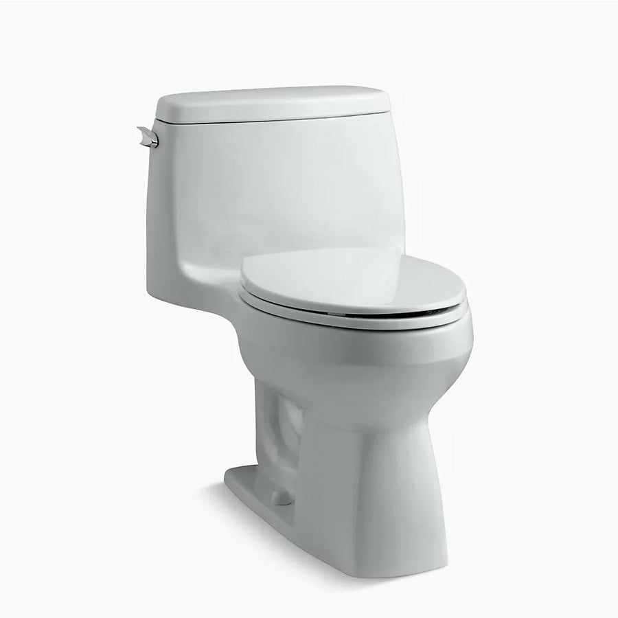 Santa Rosa Elongated 1.28 gpf One-Piece Toilet in Ice Grey