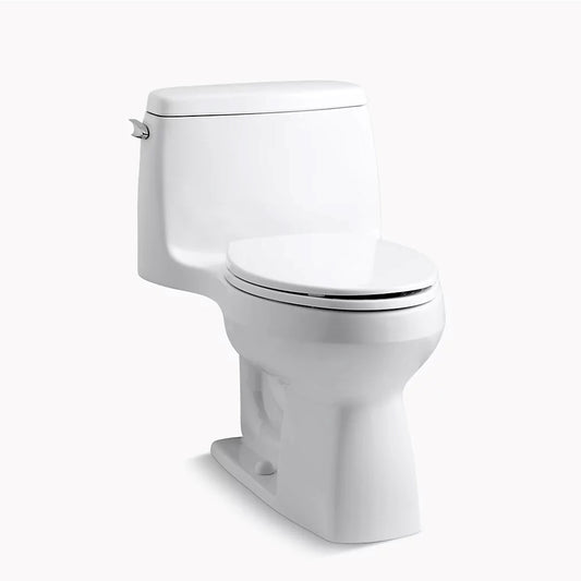 Santa Rosa Elongated 1.6 gpf One-Piece Toilet in White