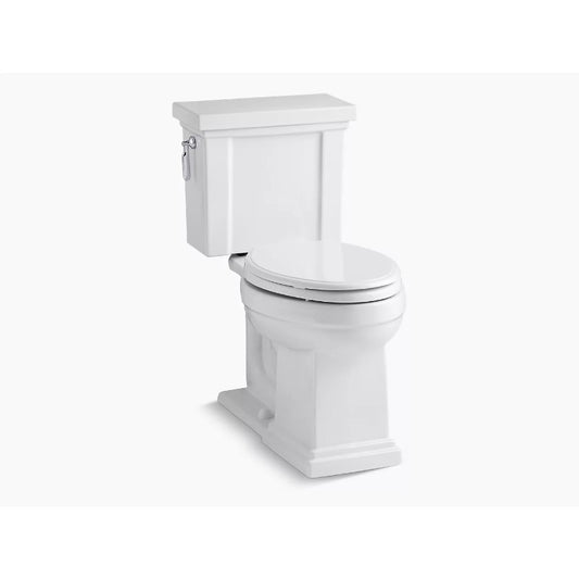 Tresham Elongated 1.28 gpf Two-Piece Toilet in White