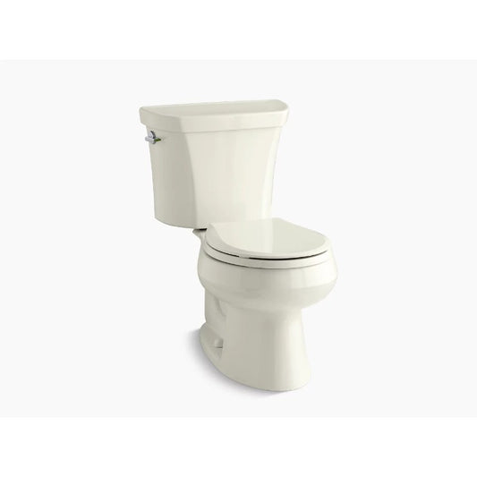 Wellworth Round 1.1 gpf & 1.6 gpf Dual-Flush Two-Piece Toilet in Biscuit