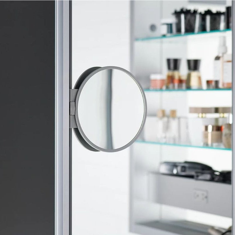 Verdera Mirrored Single Door Lighted Medicine Cabinet (20' x 30' x 5.19')