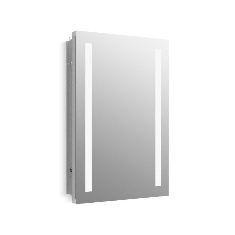 Verdera Mirrored Single Door Lighted Medicine Cabinet (20' x 30' x 5.19')