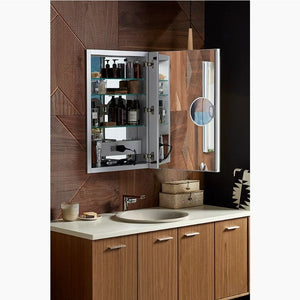 Verdera Mirrored Single Door Lighted Medicine Cabinet (20' x 30' x 5.19')