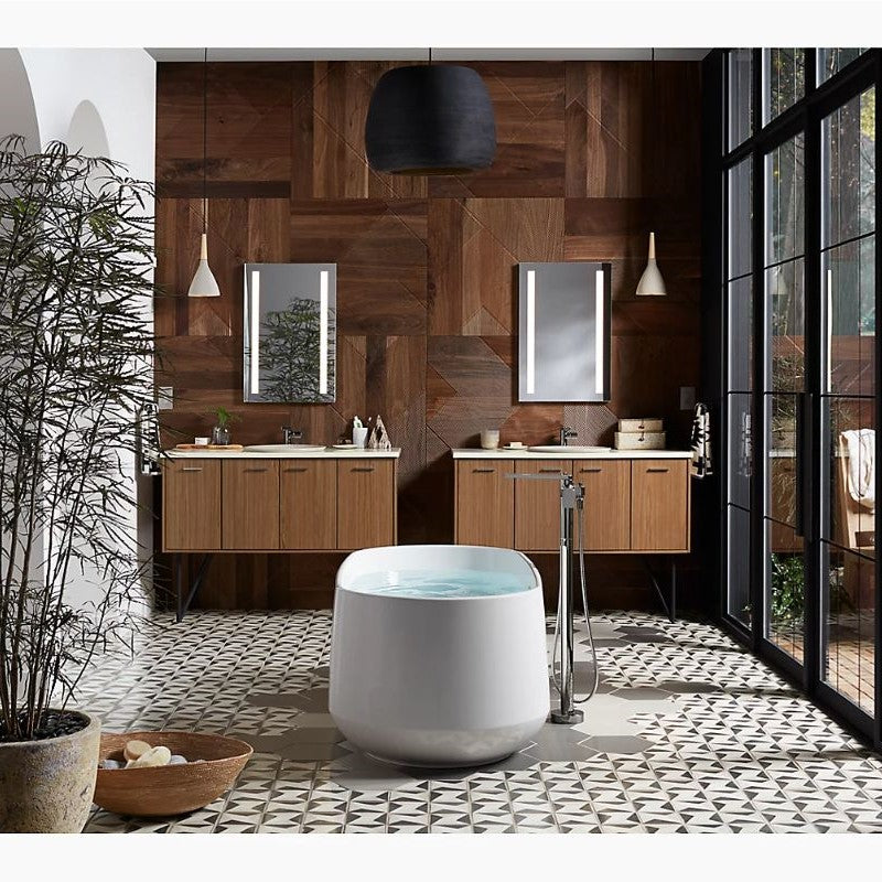 Verdera Mirrored Single Door Lighted Medicine Cabinet (20' x 30' x 5.19')