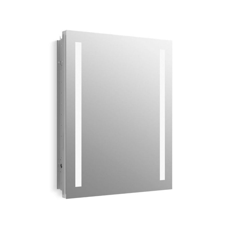 Verdera Mirrored Single Door Lighted Medicine Cabinet (24' x 30' x 5.19')
