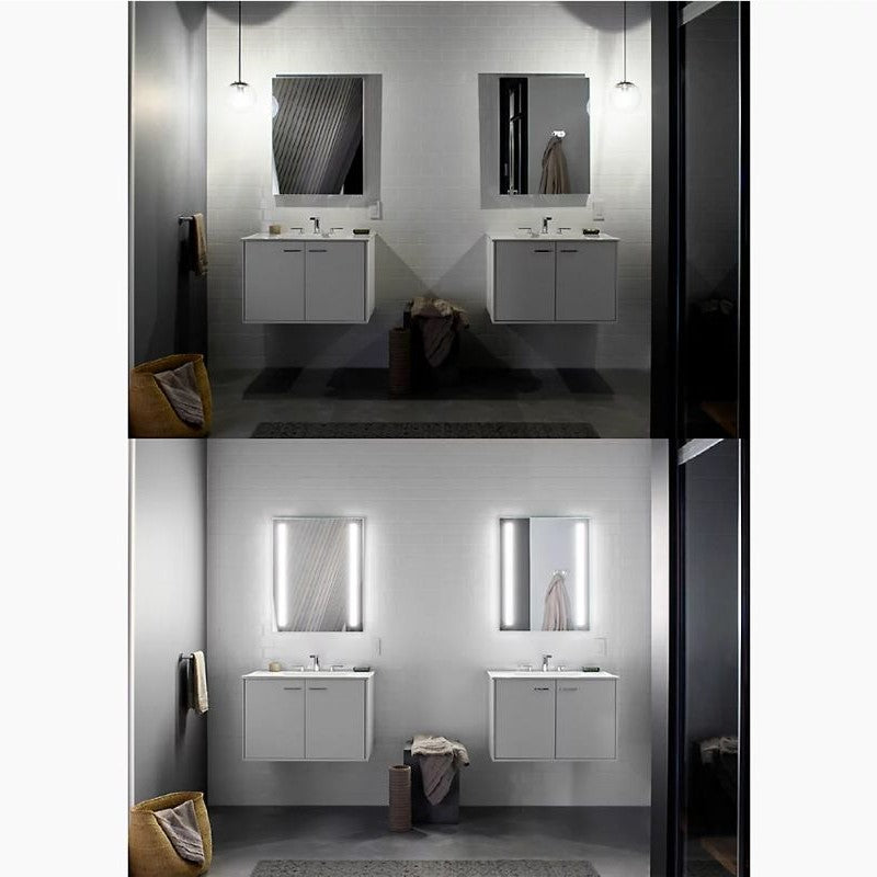 Verdera Mirrored Single Door Lighted Medicine Cabinet (24' x 30' x 5.19')