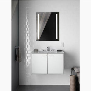 Verdera Mirrored Single Door Lighted Medicine Cabinet (24' x 30' x 5.19')