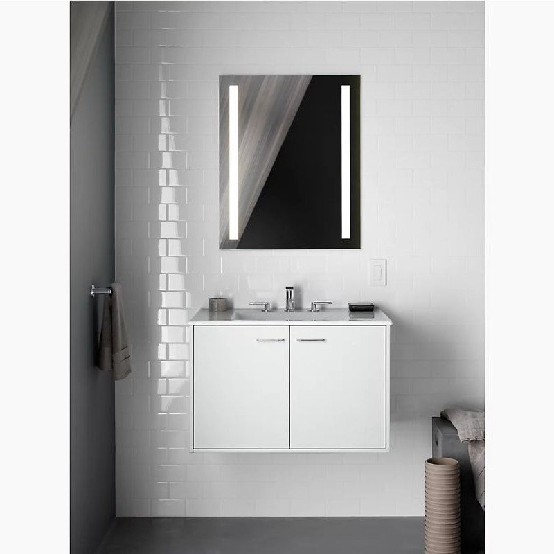 Verdera Mirrored Single Door Lighted Medicine Cabinet (24' x 30' x 5.19')