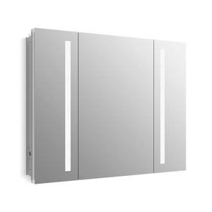 Verdera Mirrored Three Door Lighted Medicine Cabinet (40' x 30' x 5.19')