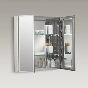 Mirrored Double Door Medicine Cabinet (25' x 26' x 4.81')