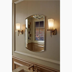 Archer Mirrored Single Door Medicine Cabinet (20' x 31' x 4.81')