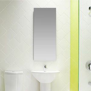 Catalan Mirrored Single Door Medicine Cabinet (15' x 36.13' x 4.75')