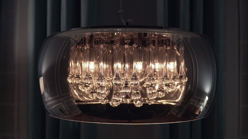 Sense 19.75' 6 Light Single Pendant in Polished Chrome