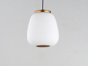 Soji 8.75' 2 Light Single Pendant in Black and Gold