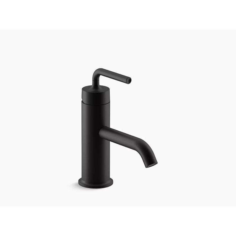 Purist Single-Handle Bathroom Faucet in Matte Black