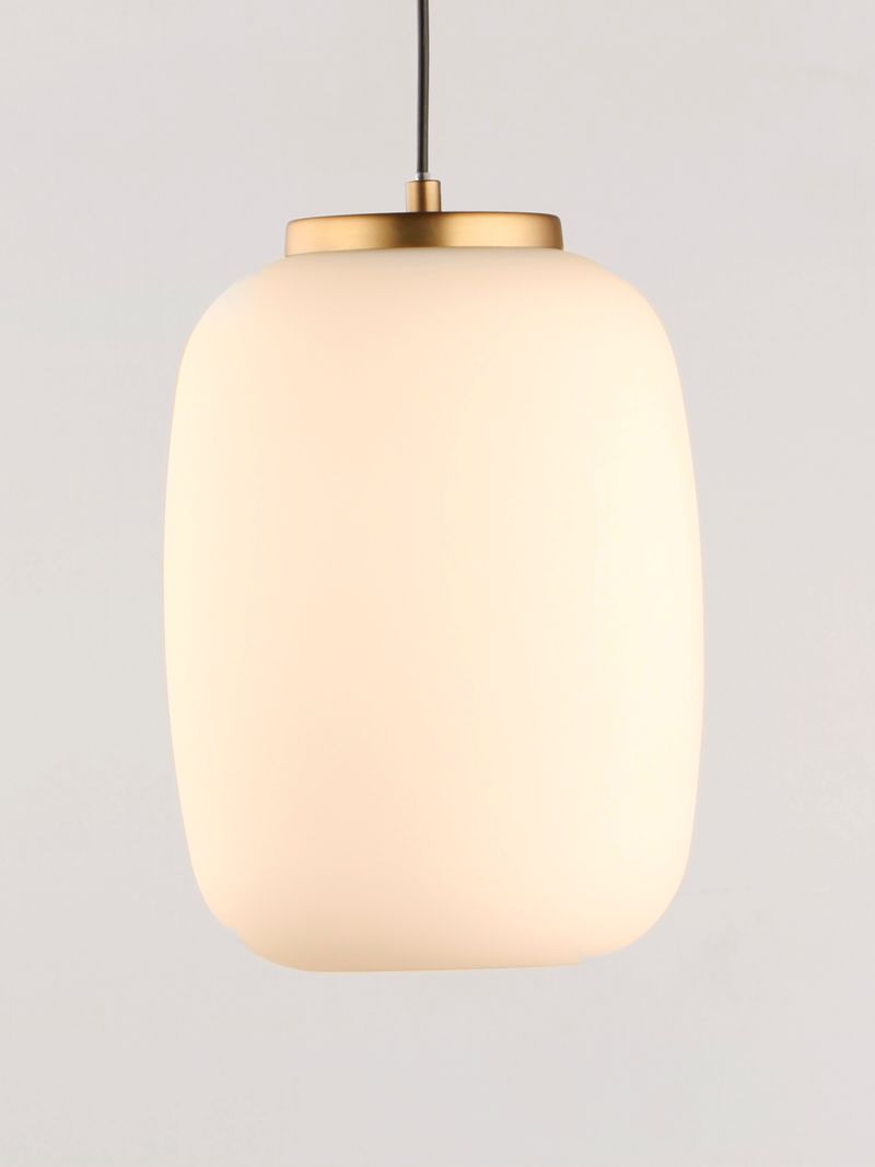 Soji 10.75' 2 Light Single Pendant in Black and Gold