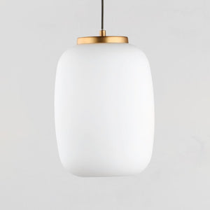 Soji 10.75' 2 Light Single Pendant in Black and Gold