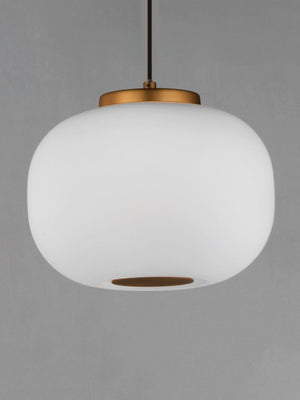 Soji 9' 2 Light Single Pendant in Black and Gold
