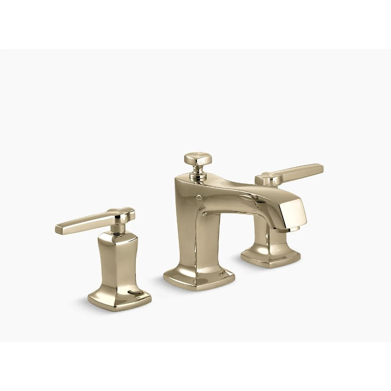 Margaux Two-Handle Widespread Bathroom Faucet in Vibrant French Gold