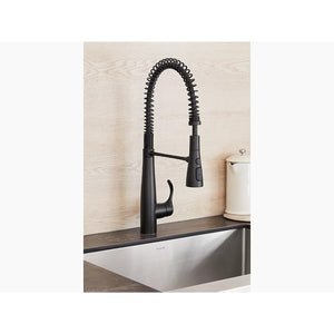 Simplice Single-Handle Pre-Rinse Kitchen Faucet in Vibrant Stainless