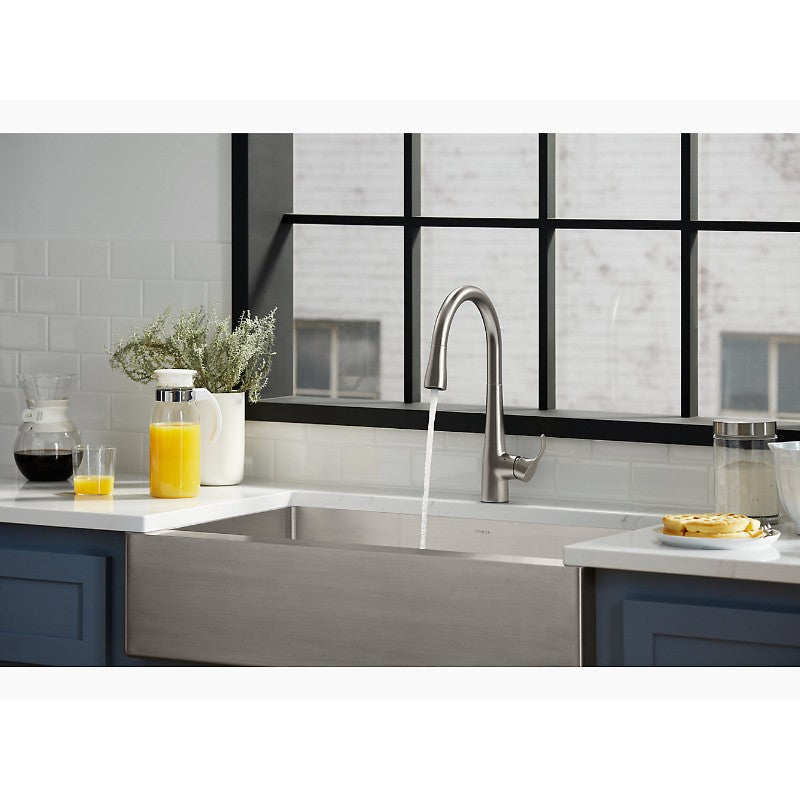 Simplice Pull-Down 16.56' Kitchen Faucet in Polished Chrome