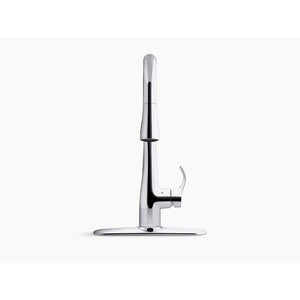 Simplice Pull-Down 16.56' Kitchen Faucet in Polished Chrome