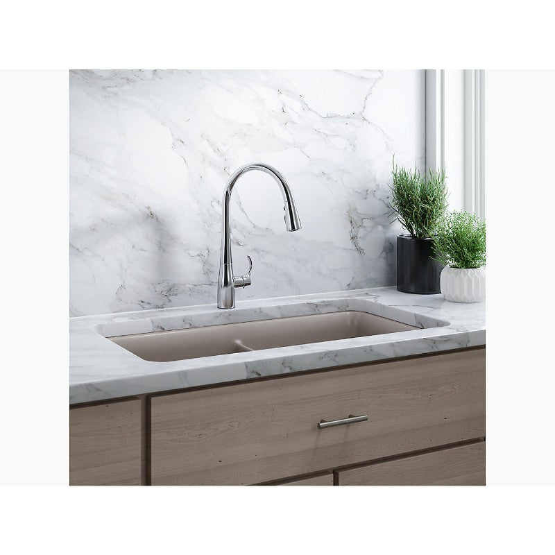 Simplice Pull-Down 16.56' Kitchen Faucet in Polished Chrome